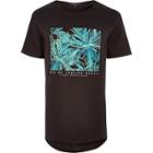River Island Mens Rio Brazil Print Longline T-shirt