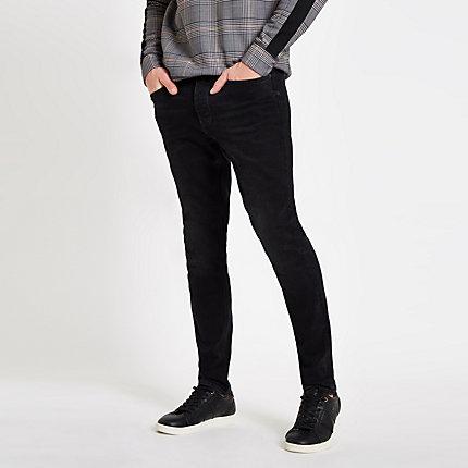 River Island Mens Dylan Washed Slim Fit Jeans