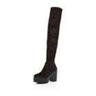 River Island Womens Platform Over The Knee Boots