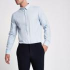 River Island Mens Textured Tailored Fit Shirt