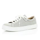 River Island Womens Perforated Lace Up Sneakers