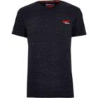 River Island Mens Superdry Logo Print Crew Neck T-shirt