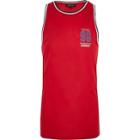River Island Mens Number Print Mesh Tank