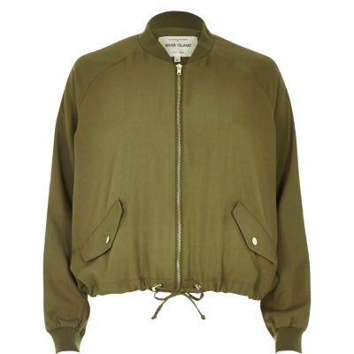 River Island Womens Drawstring Hem Jacket