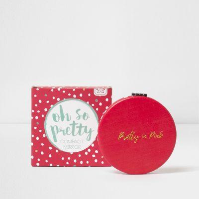 River Island Womens Oh So Pretty Compact Cosmetic Mirror