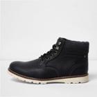 River Island Mens Lace-up Contrast Sole Work Boots