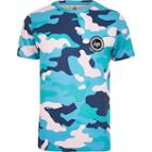 Mens Hype Camo Print Logo T-shirt