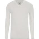 River Island Mens White V Neck Muscle Fit T-shirt