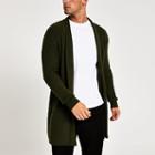 River Island Mens Long Sleeve Foldback Collar Cardigan