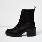 River Island Womens Chunky Lace-up Boots