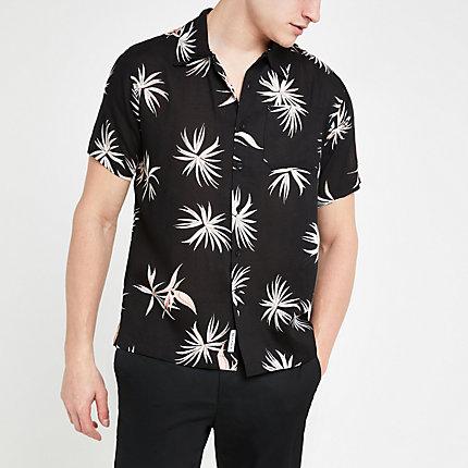 Mens Bellfield Floral Short Sleeve Shirt