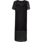 River Island Womens Mesh T-shirt Midi Dress
