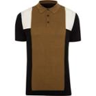 River Island Mens Big And Tall Slim Fit Block Polo Shirt