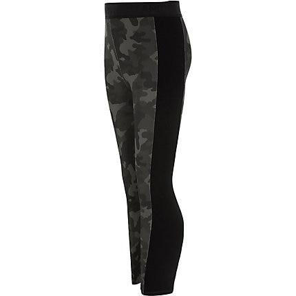 River Island Girls Ri Active Camo Print Leggings