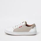 River Island Mens Canvas Side Lace-up Sneakers