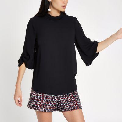 River Island Womens Twist Cuff Blouse