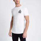 River Island Mens Concept Chunky Rib Muscle Fit T-shirt