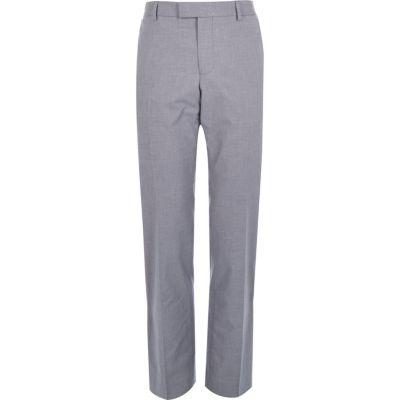 River Island Mens Chambray Smart Pants