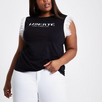 River Island Womens Plus 'liberte' Lace Trim Tank Top