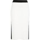 River Island Womens White And Sports Midi Skirt