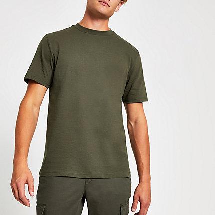 River Island Mens Crew Neck Short Sleeve T-shirt