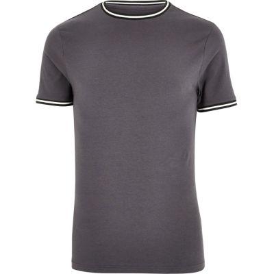River Island Mens Sporty Muscle Fit T-shirt