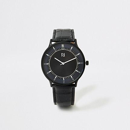River Island Mens Strap Blue Face Smart Watch