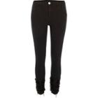 River Island Womens 3d Flower Hem Amelie Super Skinny Jeans