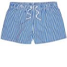 River Island Mens Stripe Slim Fit Swim Trunks