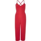 River Island Womens Textured Culotte Jumpsuit