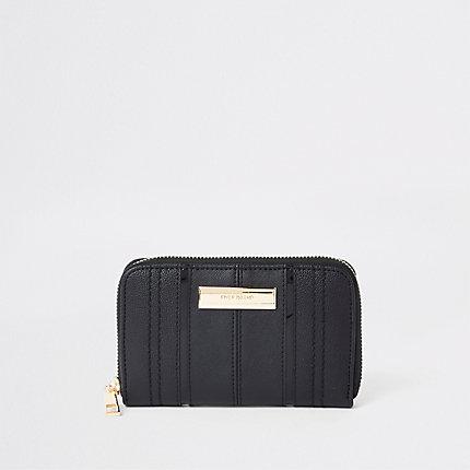 River Island Womens Panel Zip Around Mini Purse