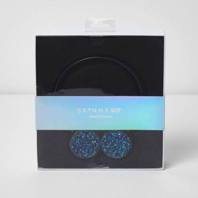 River Island Womens Skinny Dip Glitter Headphones