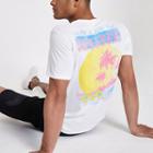 River Island Mens Only And Sons White 'hustle' Print T-shirt