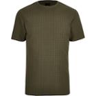 River Island Mens Jacquard Slim Fit T-shirt