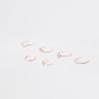 River Island Womens Rose Gold Tone Diamante Pave Ring Pack