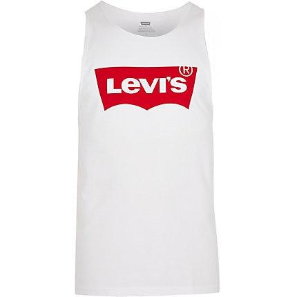 Mens Levi's White Logo Printk Top