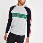 River Island Mens Superdry Color Block Sweater