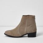 River Island Womens Suede Ankle Boots