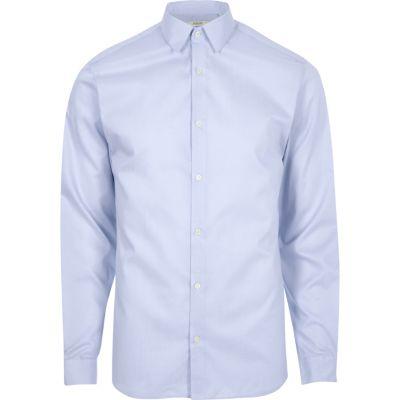 River Island Mensblue Jack & Jones Premium Smart Shirt