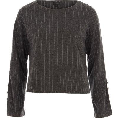 River Island Womens Pinstripe Top