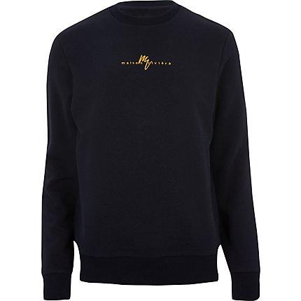 River Island Mens Big And Tall Maison Riviera Sweatshirt