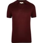 River Island Mens Revere Collar Slim Fit Polo Shirt