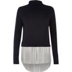 River Island Womens Stripe Turtleneck Layered Sweater