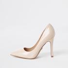 River Island Womens Porcelain Patent Pumps