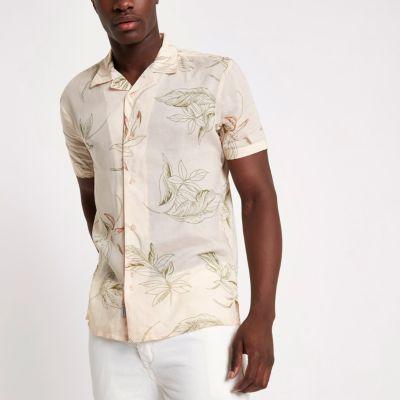 Mens Bellfield Floral Print Shirt