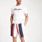 River Island Mens 'prolific' Stripe Slim Fit Jersey Shorts