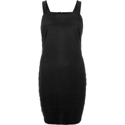 River Island Womens Eyelet Bodycon Dress