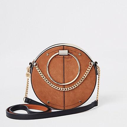 River Island Womens Ring Handle Circle Cross Body Bag