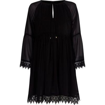 River Island Womens Kimono Sleeve Smock Dress