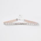 River Island Womens White Diamante And Sequin Embellished Choker